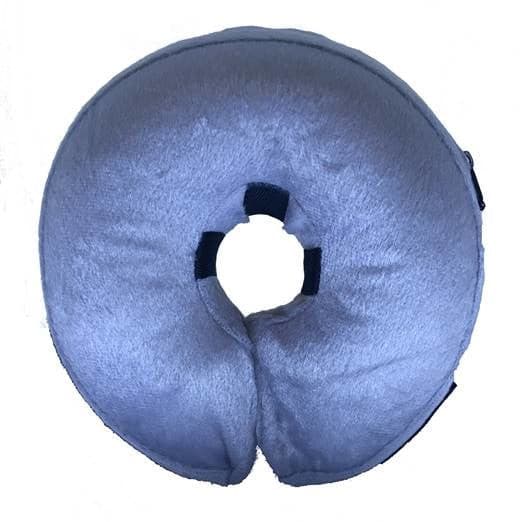 Protective Inflatable Dog Collar for Stopping Bite-Offs.