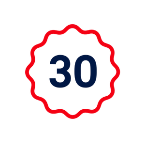 30-day money-back guarantee